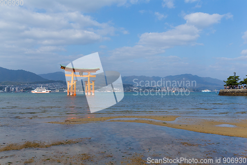 Image of Itsukushima Shrine in Japan