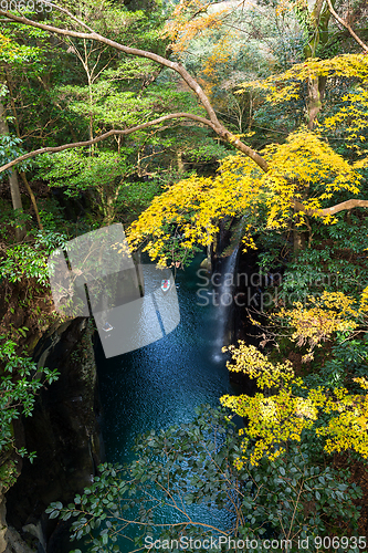 Image of Autumn Takachiho gorge in Japan