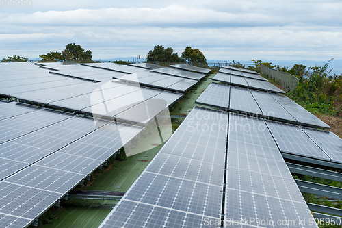 Image of Solar panel plant