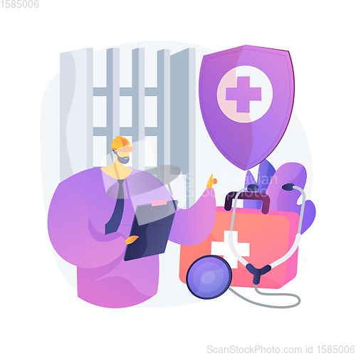 Image of Occupational health abstract concept vector illustration.