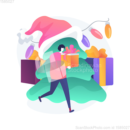 Image of Christmas celebration vector concept metaphor