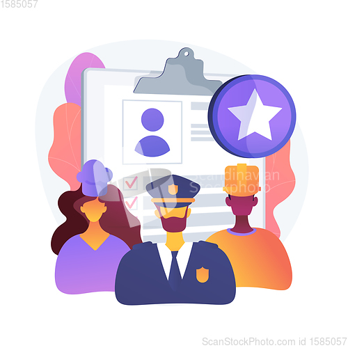 Image of Profession vector concept metaphor
