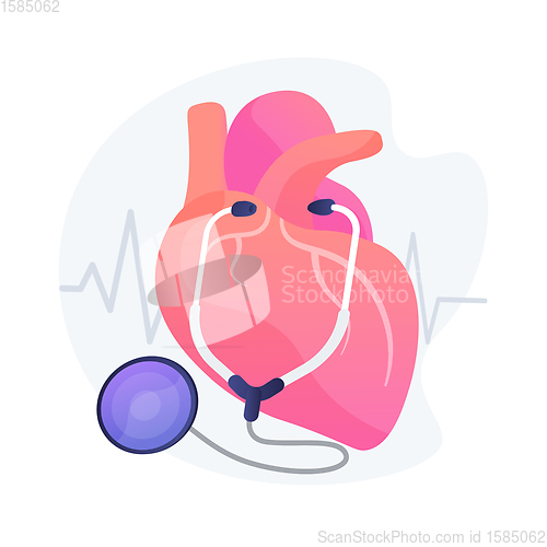 Image of Cardiology vector concept metaphor