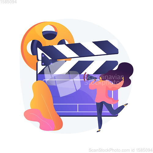 Image of Casting call abstract concept vector illustration.
