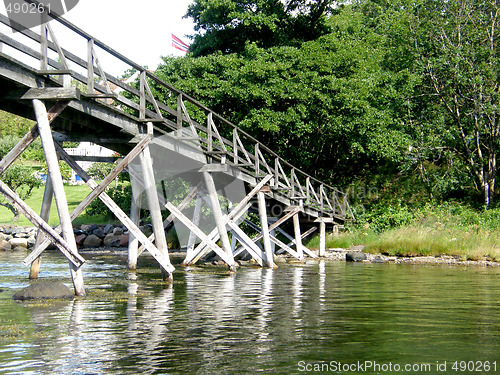 Image of woodden footbridge