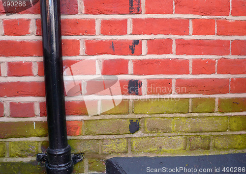 Image of two tone brick wall