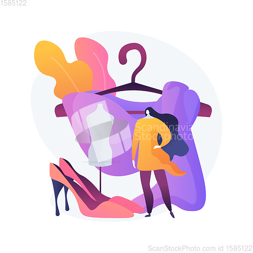 Image of Personal stylist vector concept metaphor