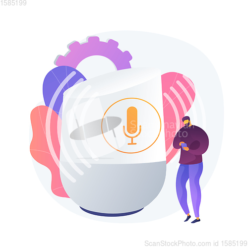 Image of Microphone recording vector concept metaphor