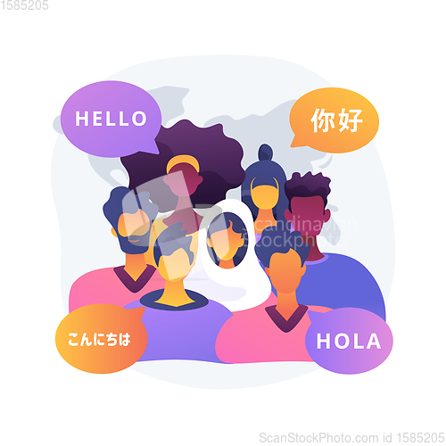 Image of Ethnicity abstract concept vector illustration.