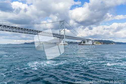 Image of Onaruto Bridge and Whirlpool in Japan