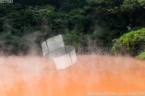 Image of Blood pond hell in Beppu