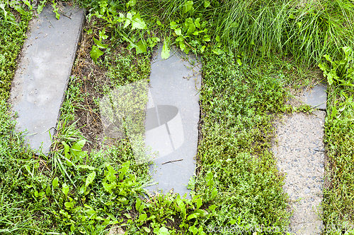 Image of concrete stairway