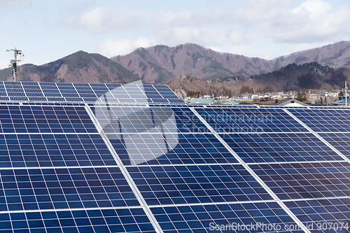 Image of Solar power plant station