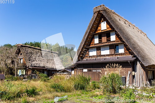 Image of Traditional Japanese Shirakawago old village