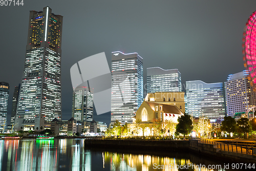 Image of Yokohama cityscape at night