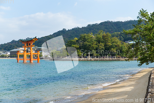 Image of Itsukushima Shrine in Miyajima