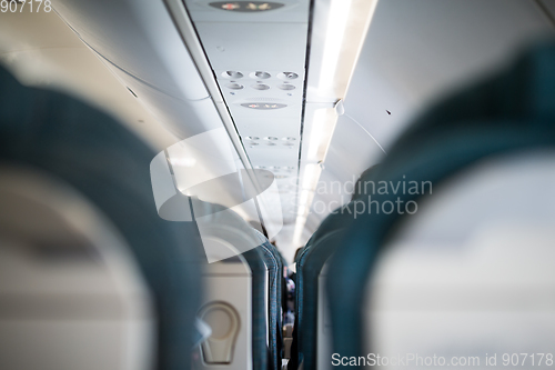 Image of Inside aircraft