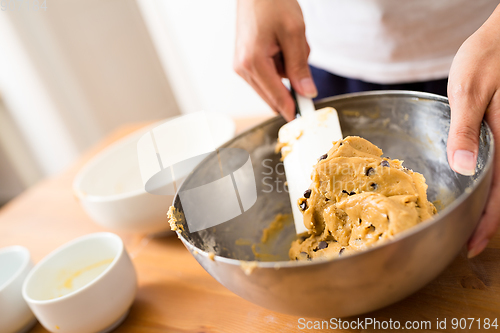 Image of Process of baking cookies at home