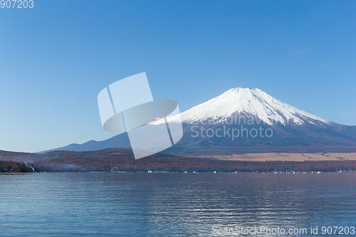 Image of Mount Fuji at Lake Yamanaka