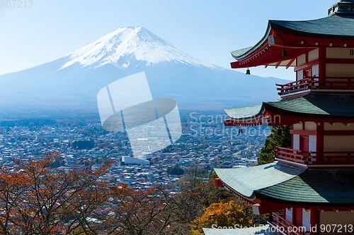 Image of Chureito Pagoda and Fujisan