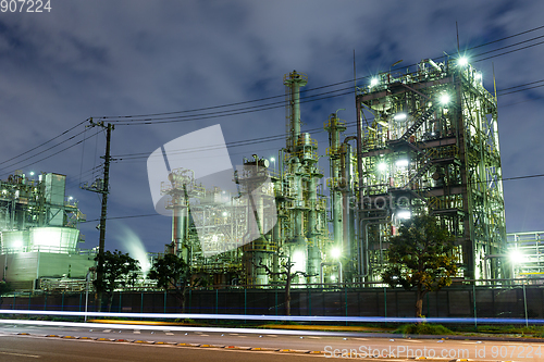 Image of Petrochemical oil refinery factory 