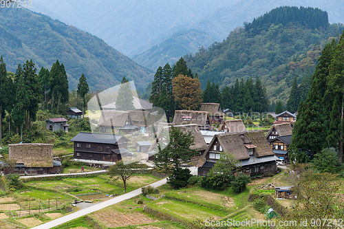 Image of Traditional Japanese Shirakawago old village