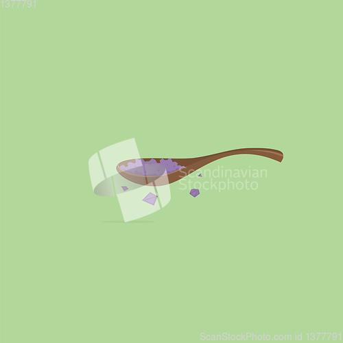 Image of Spoon, vector or color illustration.