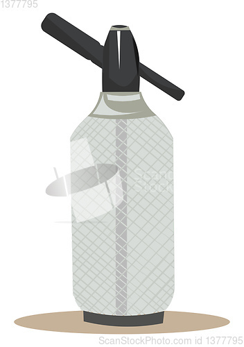 Image of Soda syphon, vector or color illustration.