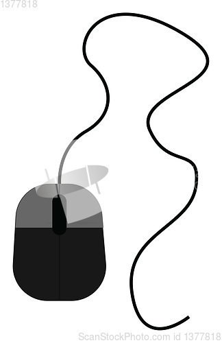 Image of Image of computer mouse, vector or color illustration.