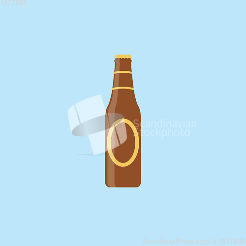 Image of Image of a bottle, vector or color illustration.