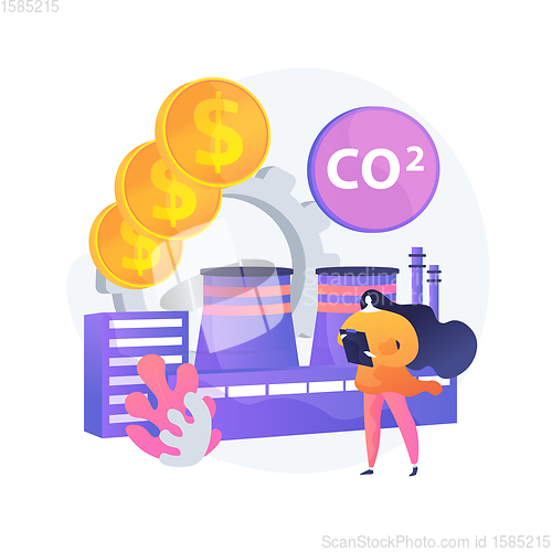 Image of Clean economy vector concept metaphor