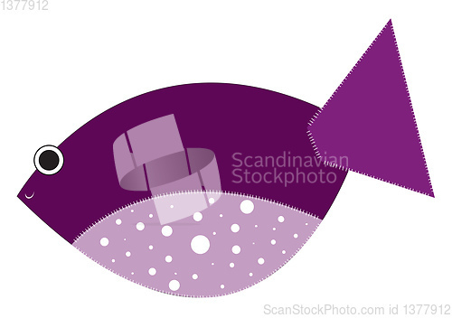 Image of Fish, vector or color illustration.