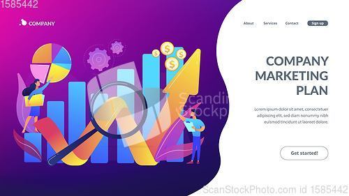 Image of Competitive analysis concept landing page