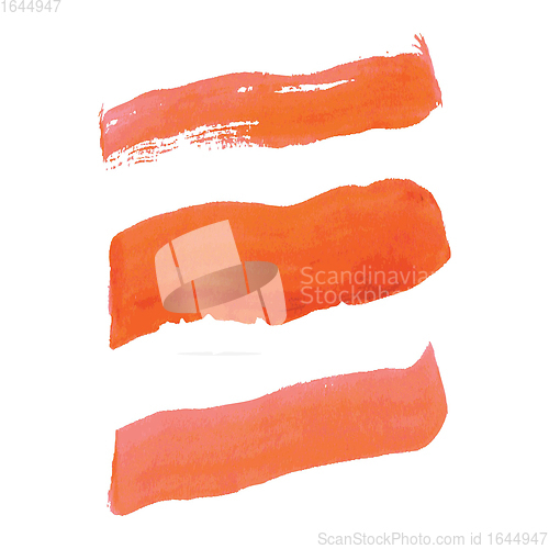 Image of Abstract isolated colorful vector watercolor stain. Element for paper design, ad