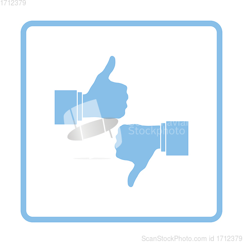 Image of Like and dislike icon