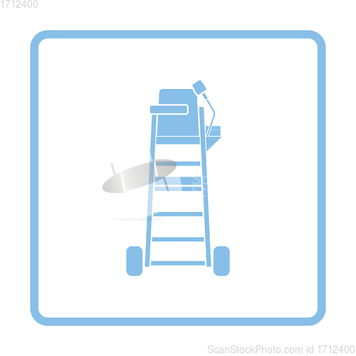 Image of Tennis referee chair tower icon