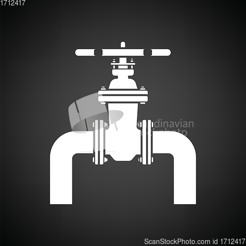 Image of Icon of Pipe with valve