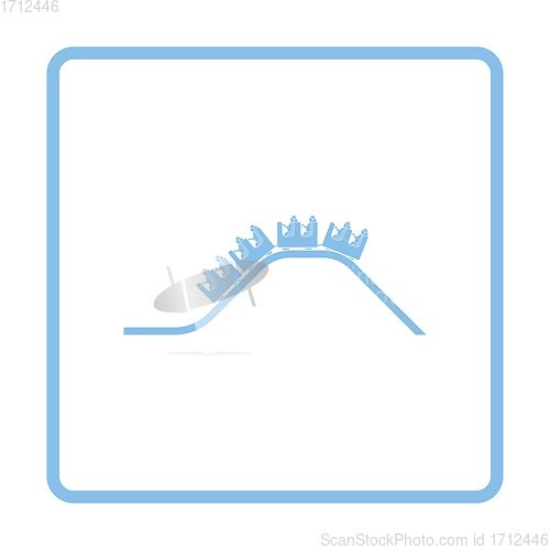 Image of Small roller coaster icon