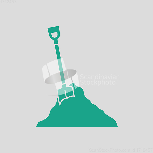 Image of Icon of Construction shovel and sand