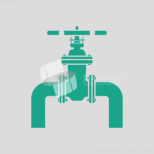 Image of Icon of Pipe with valve