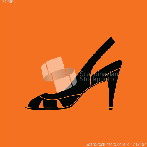 Image of Woman heeled sandal icon