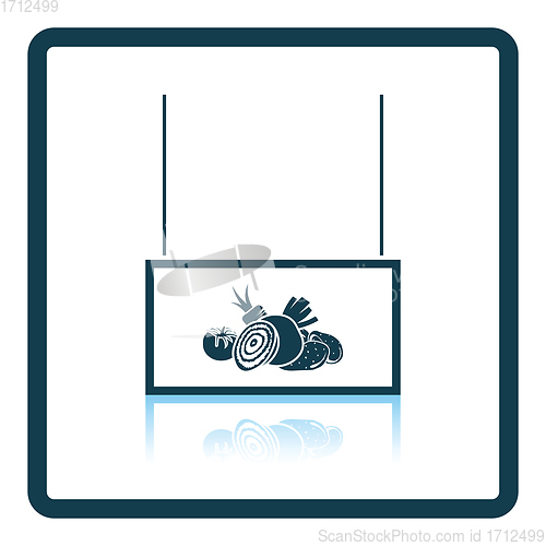 Image of Vegetables market department icon
