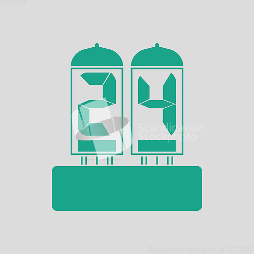 Image of Electric numeral lamp icon