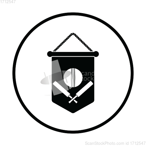 Image of Cricket shield emblem icon