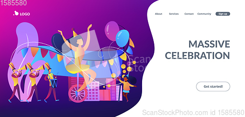 Image of Parade concept landing page.