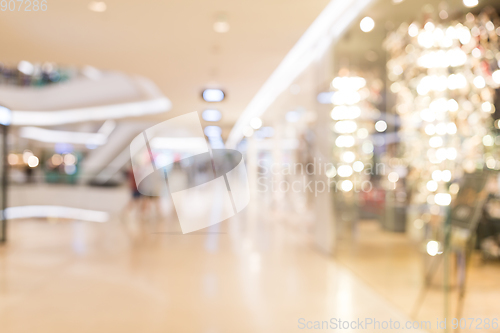 Image of Abstract background of shopping mall