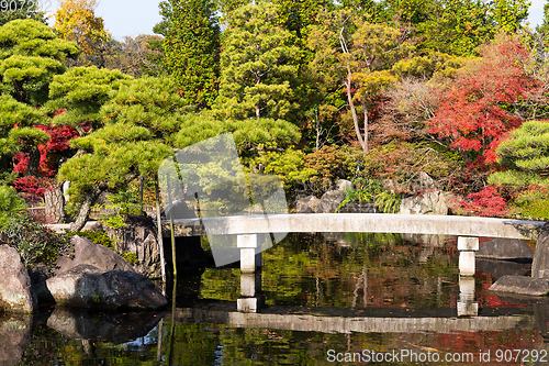 Image of Kokoen Garden in Himeji city of Japan