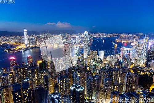 Image of Hong Kong at night