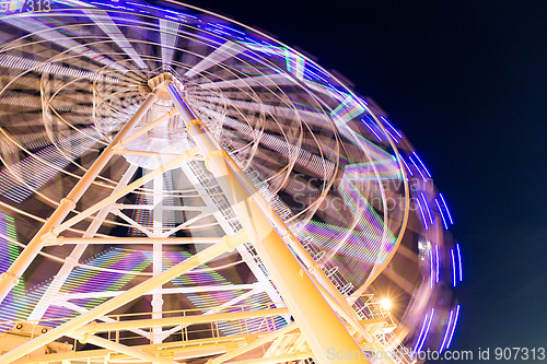 Image of Ferris Wheel during evening