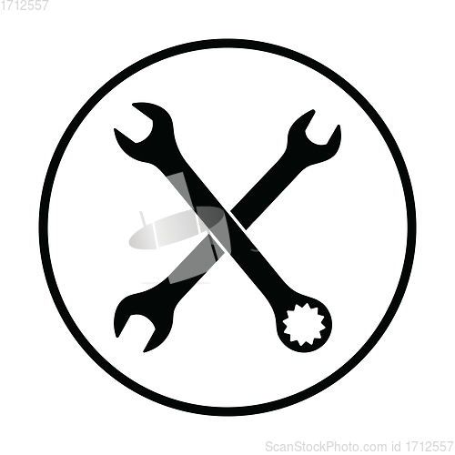 Image of Crossed wrench  icon